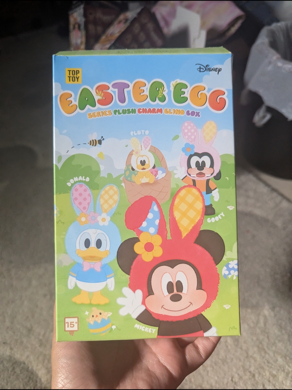 Disney Easter Egg Plush Charm Set - Blue, Green, Red, Yellow